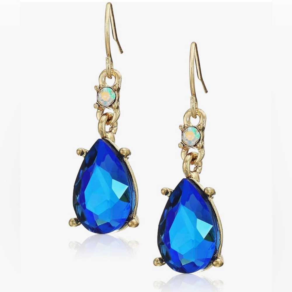 NWT Betsey Johnson Stone Drop Earrings